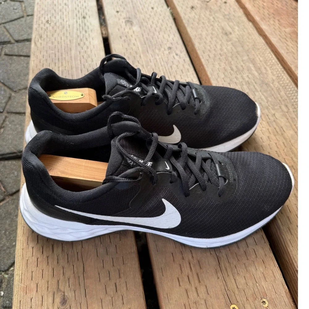 Nike Revolution 6 Next Nature Mens 11.5 Black Good Running Shoes DC3728-003